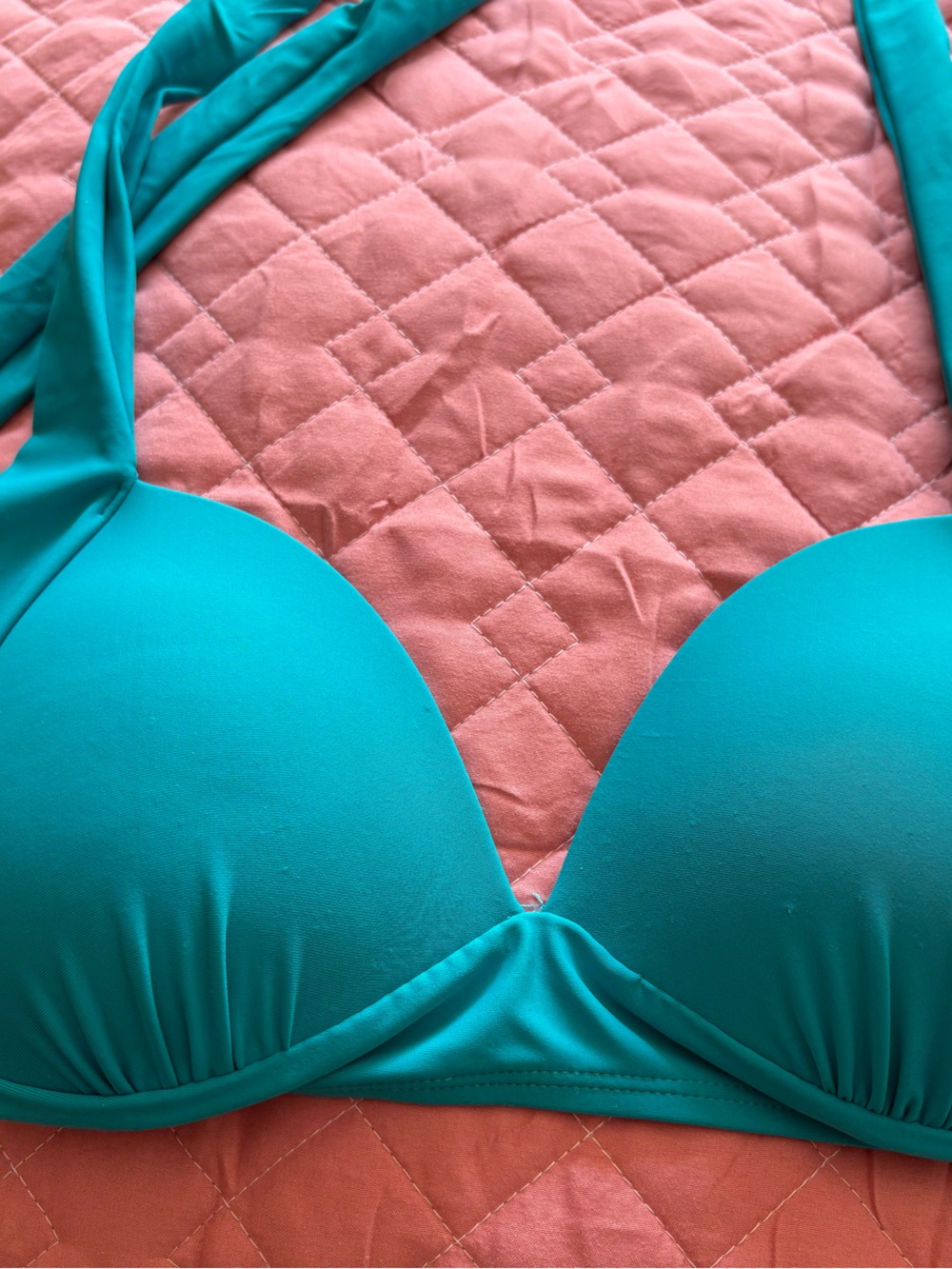 K.Jordan Teal Bikini Top